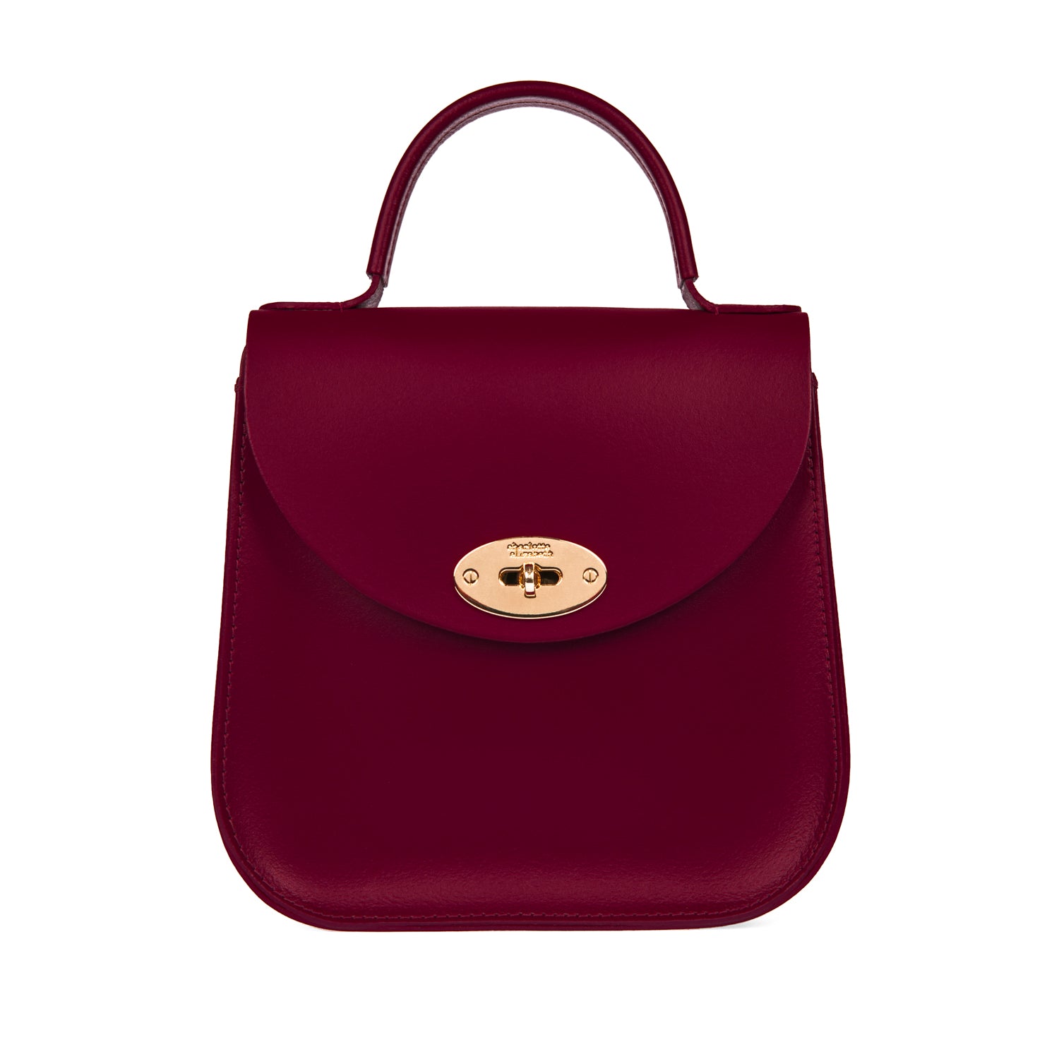 Handmade Pink Calfskin Bag. Designer Handbag With Strap and 