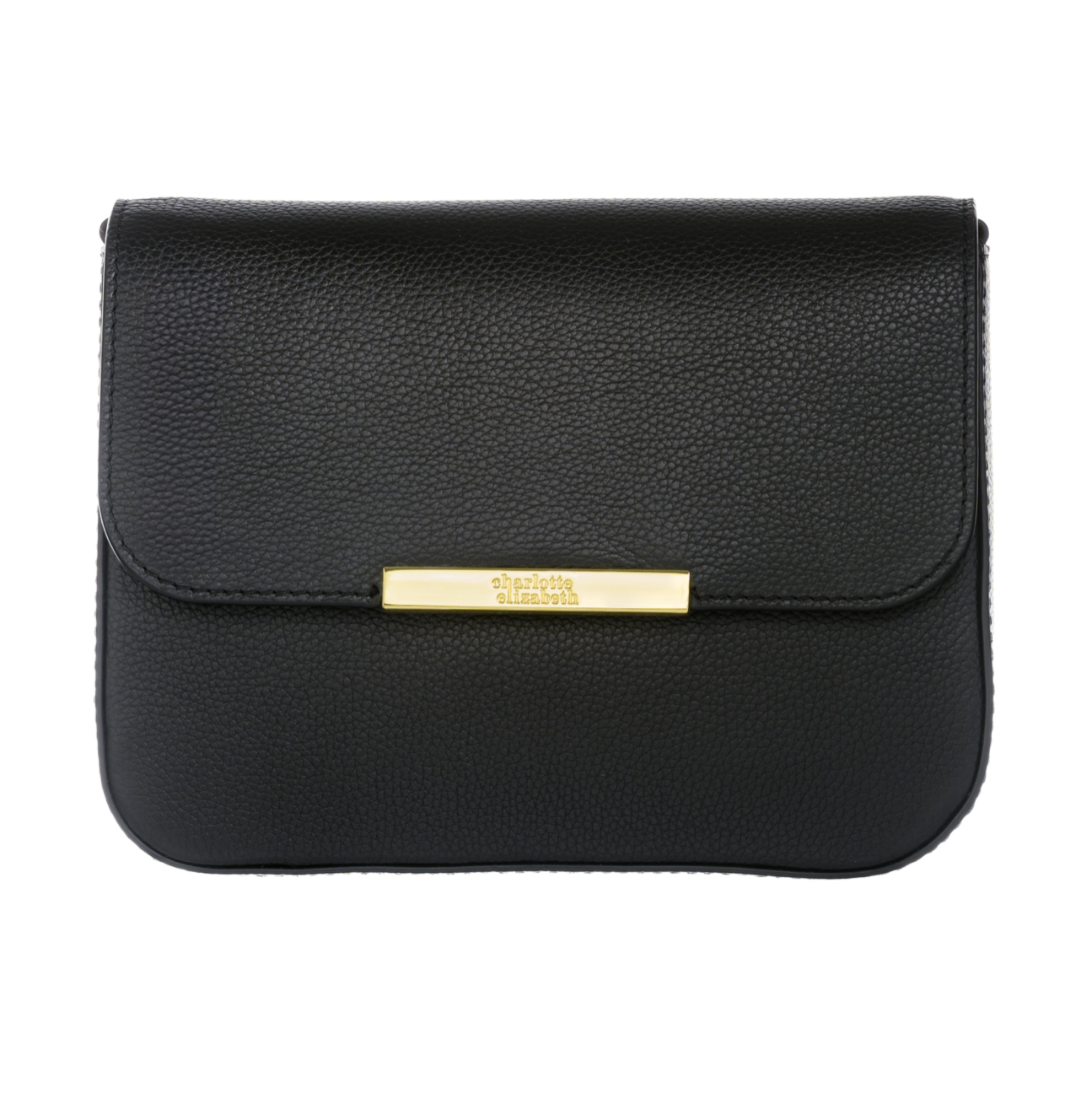 The Small Pelham | Leather Crossbody Handbag in Black