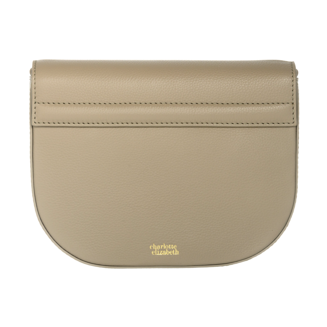 The Small Buttercup | Leather Crossbody Handbag in Taupe