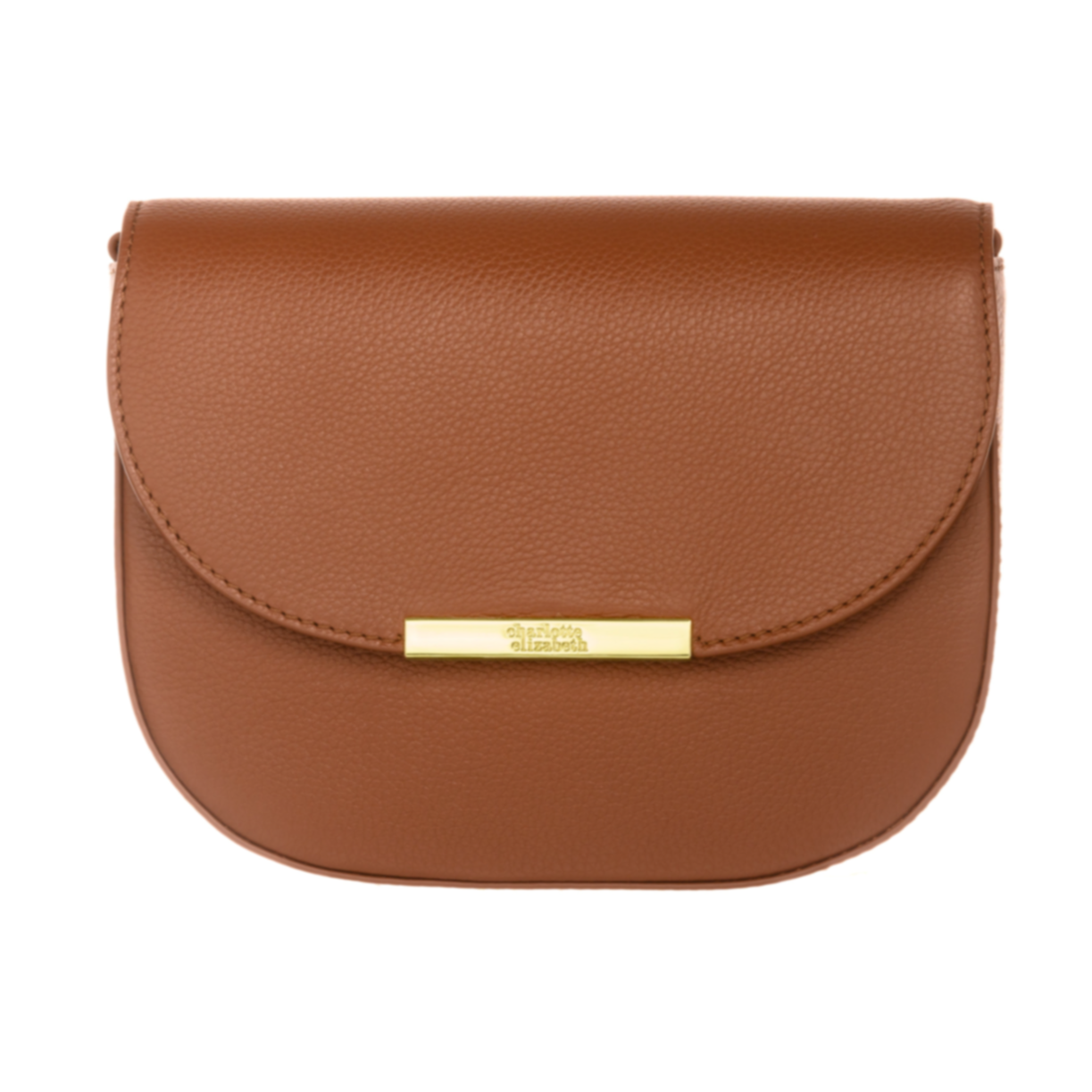 The Small Buttercup | Leather Crossbody Handbag in Chestnut