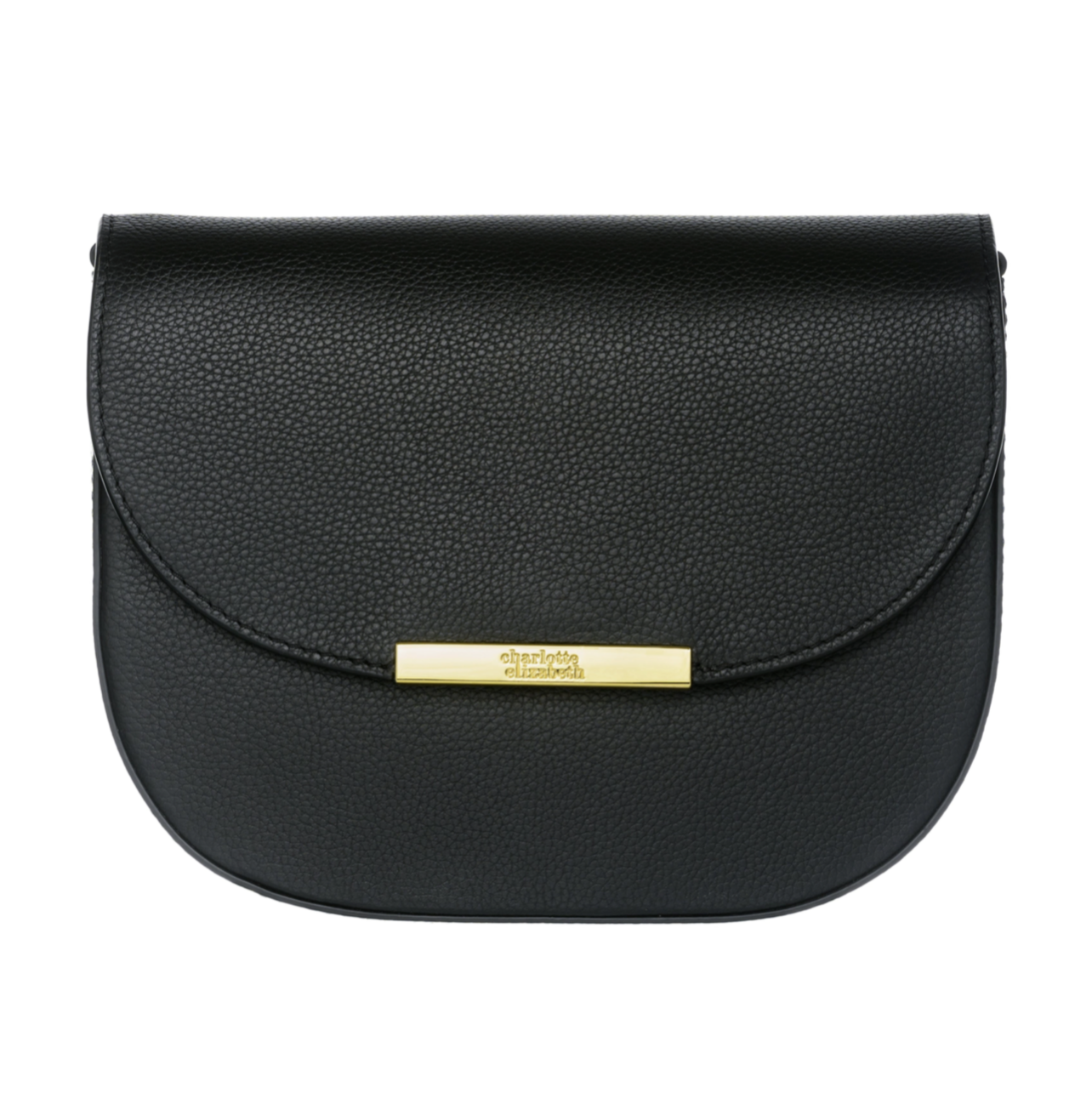 The Small Buttercup | Leather Crossbody Handbag in Black