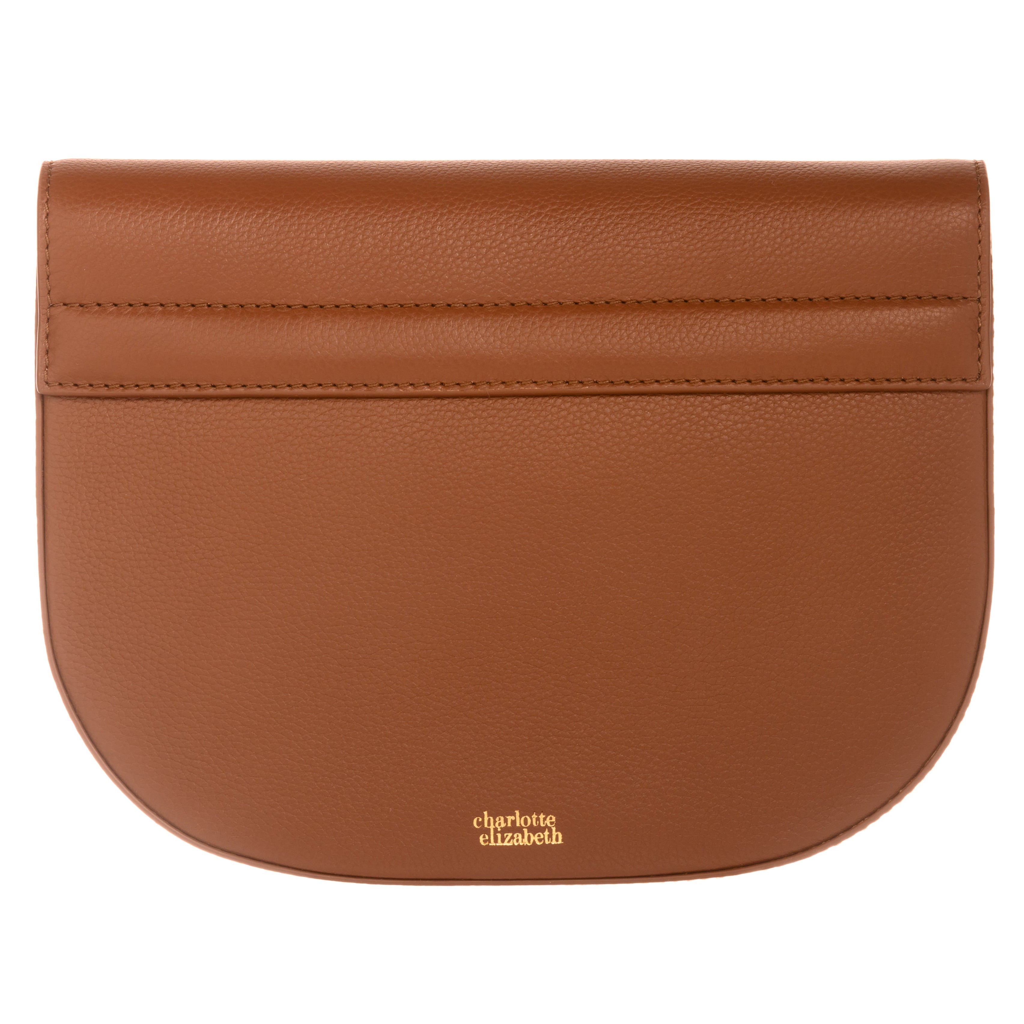 The Large Buttercup | Leather Crossbody Handbag in Chestnut