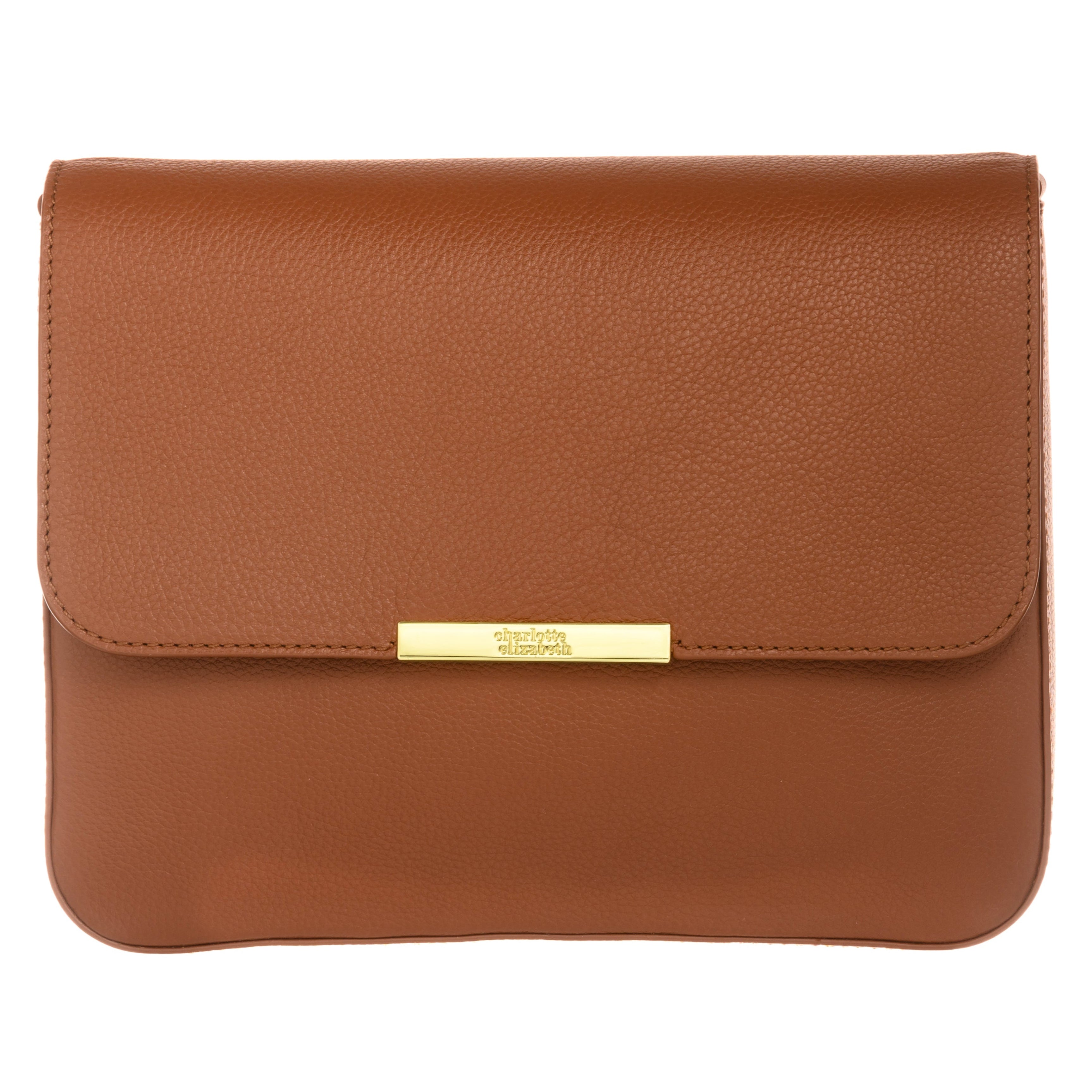 The Large Pelham | Leather Crossbody Handbag in Chestnut