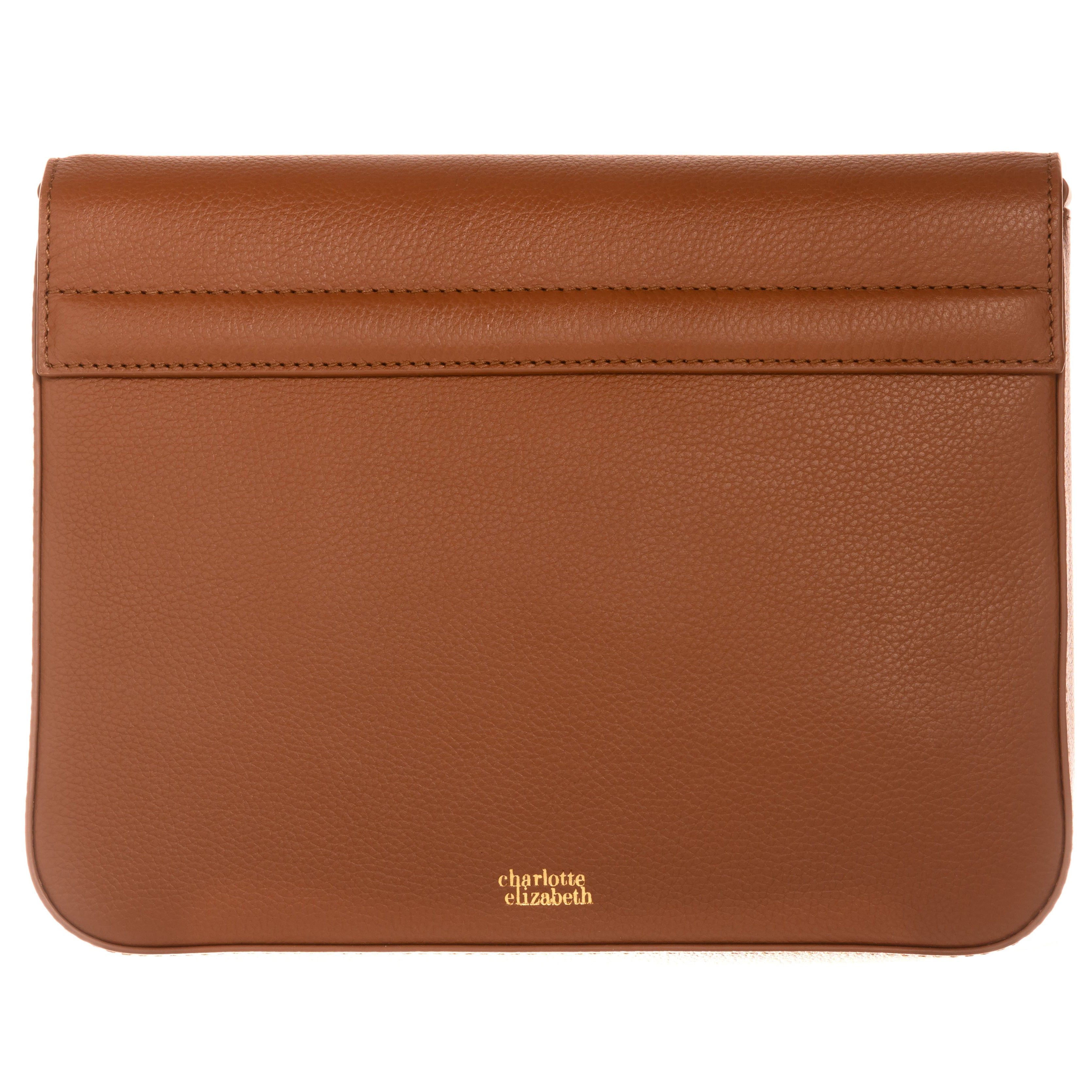 The Large Pelham | Leather Crossbody Handbag in Chestnut