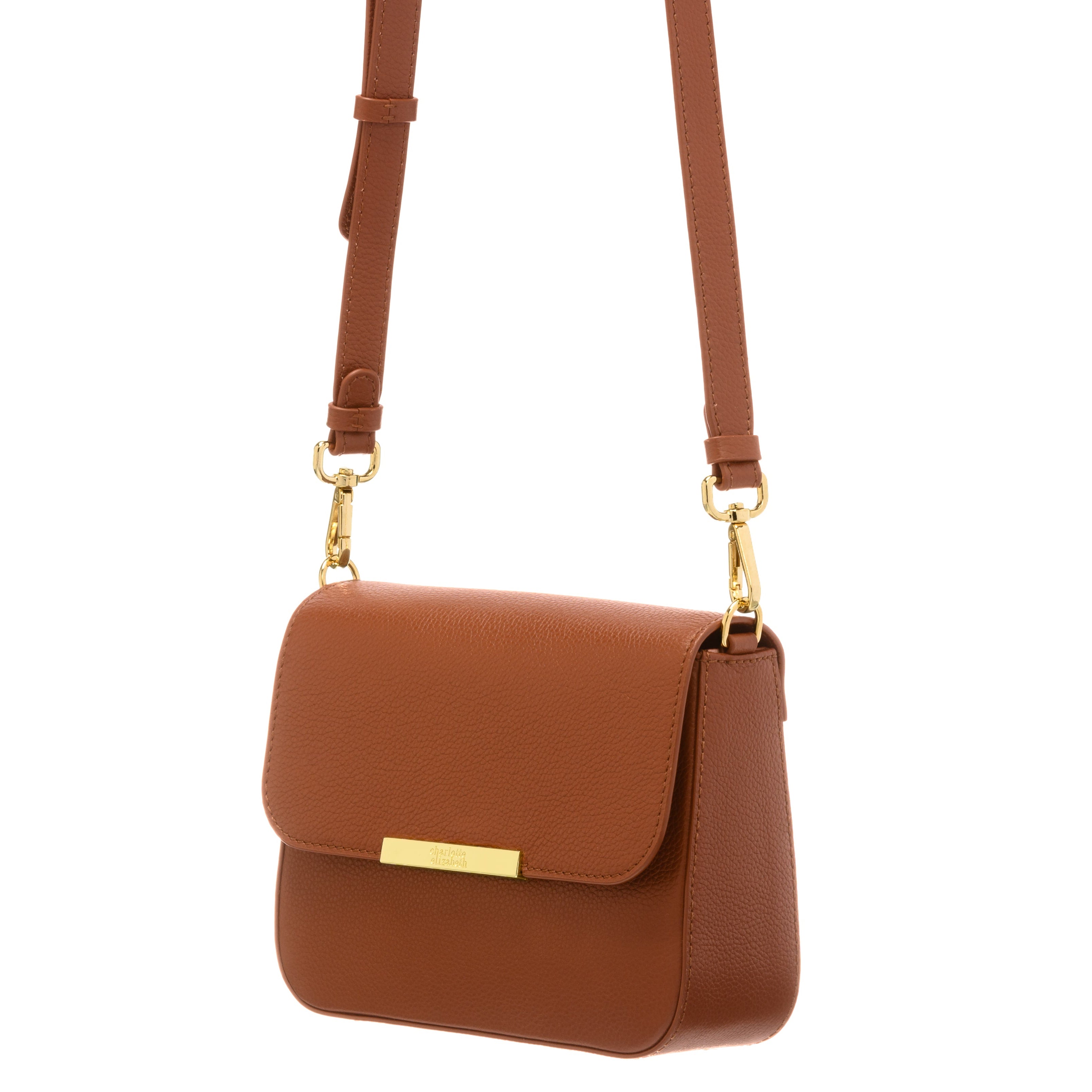 The Small Pelham | Leather Crossbody Handbag in Chestnut