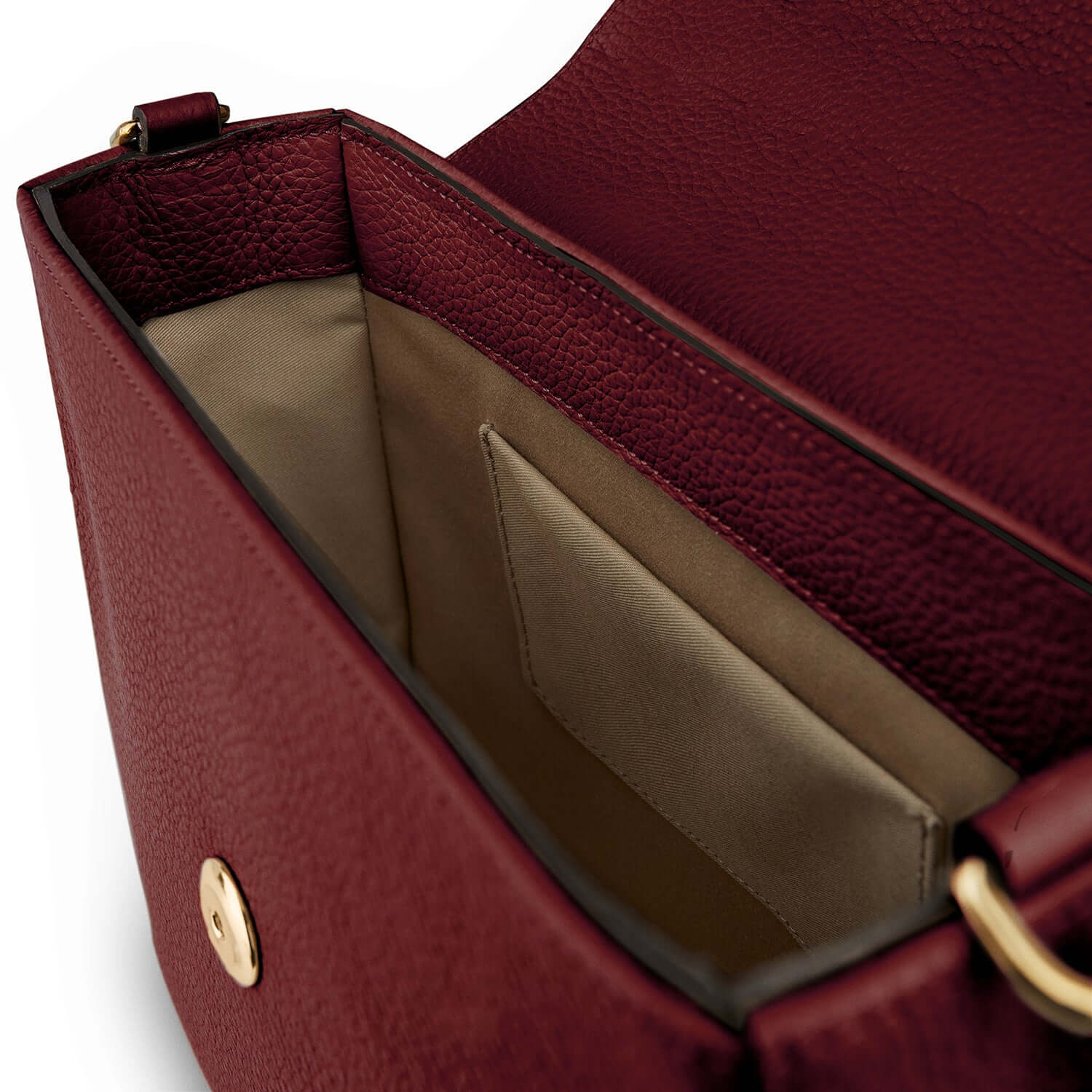 Leather handbag Charlotte Elizabeth Red in Leather - 37247223